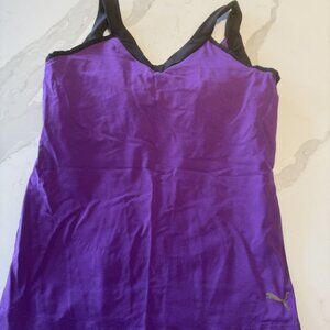 ✨CLOSET CLEAR OUT  - PUMA -  Purple and black sports bra